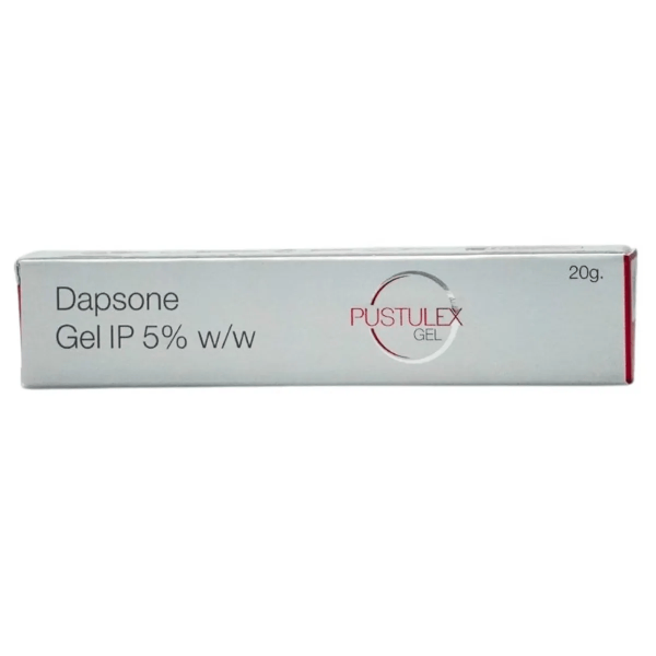 Dapsone Gel IP 5% w/w, PUSTULEX GEL, 20g