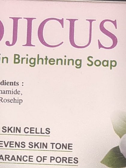 KOJICUS, Skin Brightening Soap,REMOVES DEAD SKIN CELLS, FIGHTS ACNE & EVENS SKIN TONE, MINIMIZES APPEARANCE OF PORES