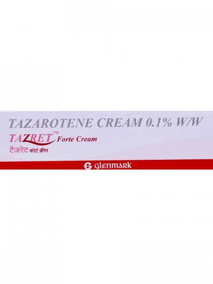 Tazarotene Cream, Tazret Forte Cream, Acne Treatment, Psoriasis Cream, Glenmark Pharmaceuticals