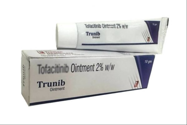 "Trunib Ointment Tofacitinib 2% w/w 10gm packaging"